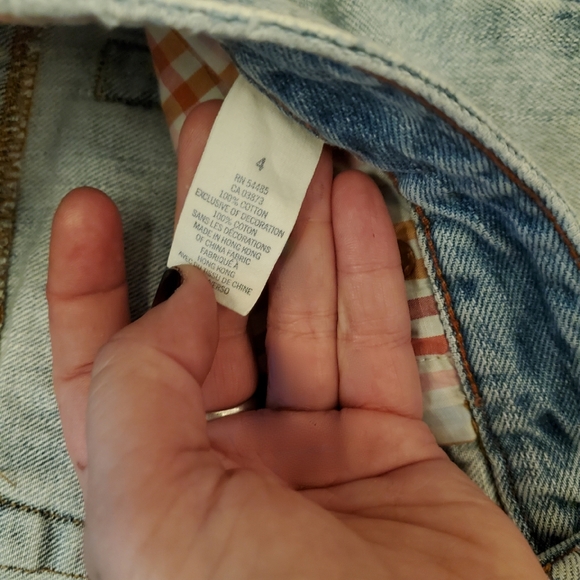 American Eagle Outfitters Women's Distressed Jean Shorts size 4 - Picture 4 of 4